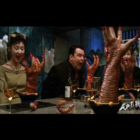 "Beetlejuice, Cocktails & Poltergeist" Earrings - Picture 9 of 9